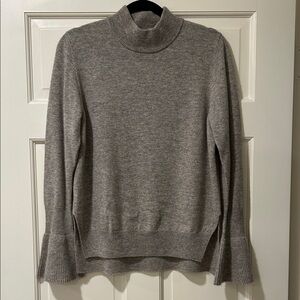 Milly Heather Gray Turtleneck Sweater